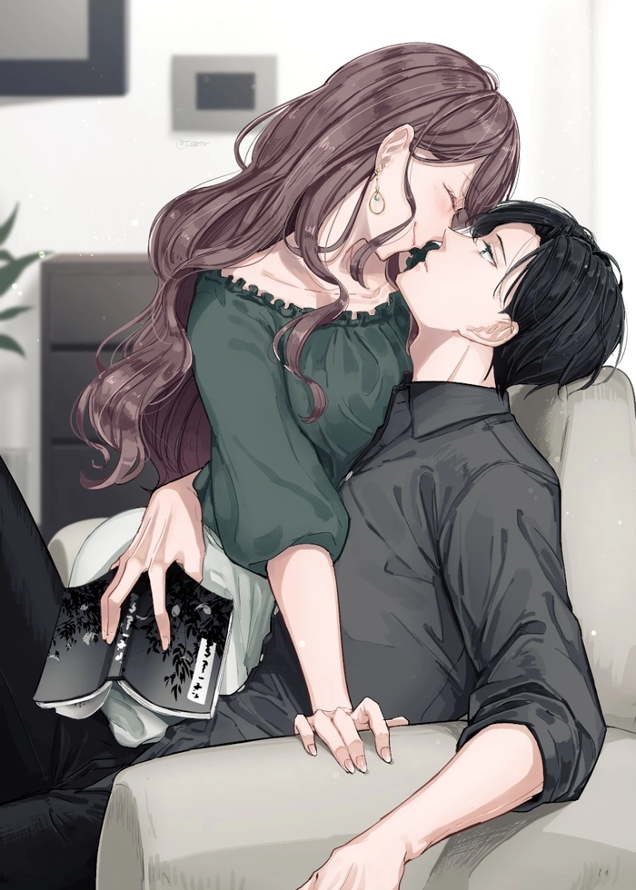 Ảnh anime cặp đôi yêu nhau cực tình cảm