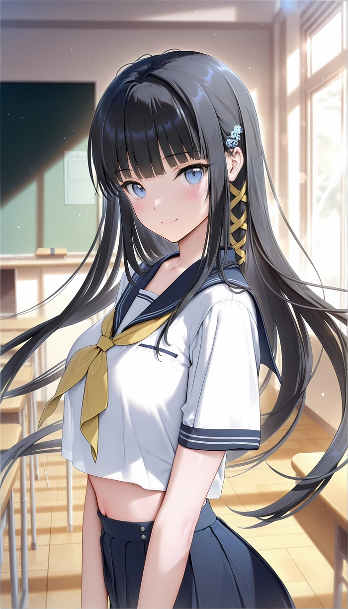 Ảnh anime con gái cute làm icon