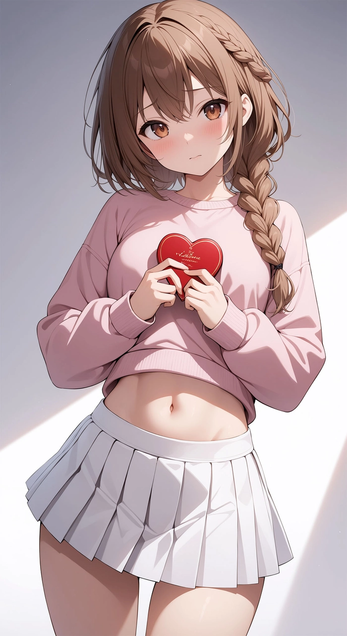 Ảnh anime gái cute mang cảm xúc tươi vui