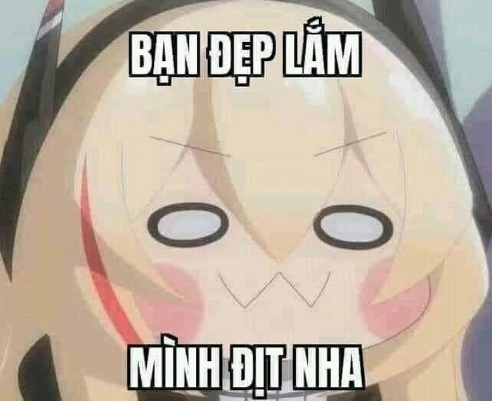 Ảnh anime meme cute vui nhộn