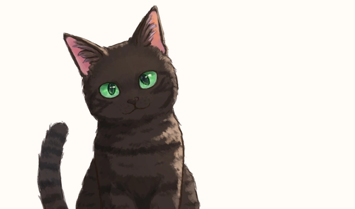 Ảnh anime mèo cute đáng yêu
