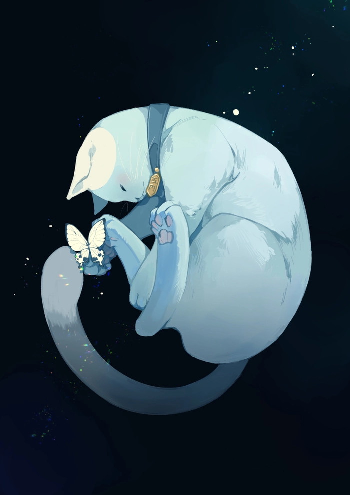 Ảnh anime mèo cute ngộ nghĩnh