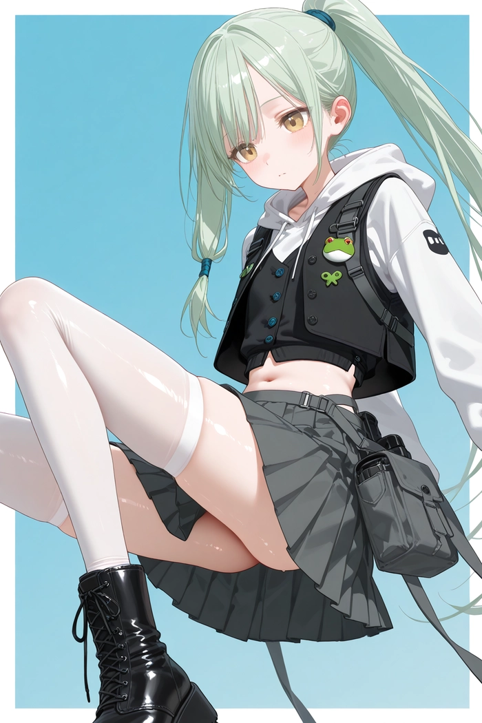 Ảnh anime nữ buồn lạnh lùng pha chút mạnh mẽ