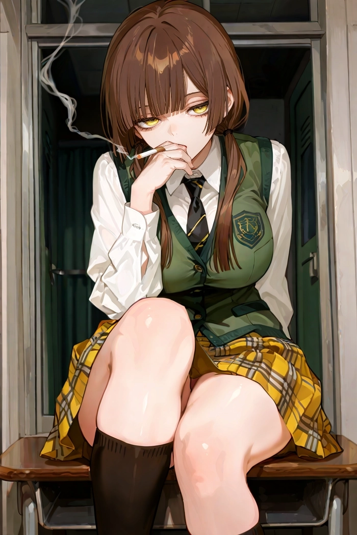 Ảnh anime nữ ngầu lạnh lùng đầy thần thái