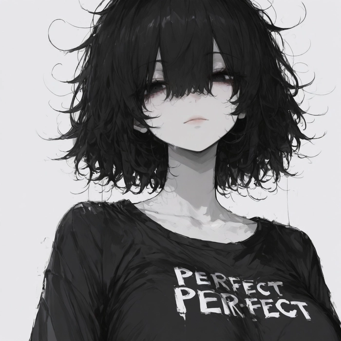 Ảnh anime trắng đen lạnh lùng cuốn hút