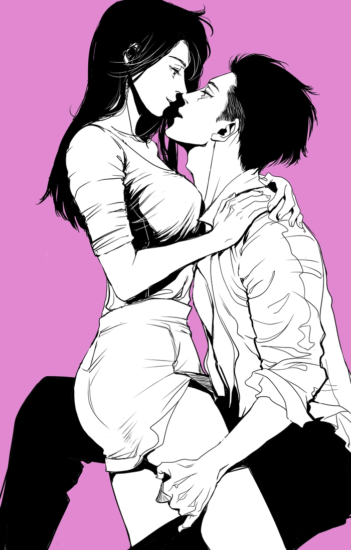 Ảnh cặp đôi yêu nhau anime phong cách tình cảm
