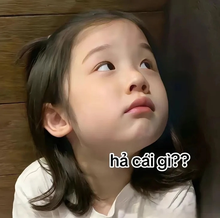 Ảnh chế meme em bé cute hài hước