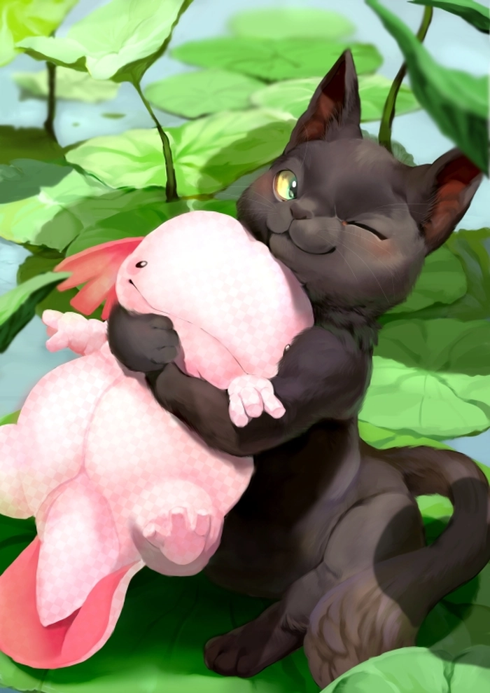Ảnh con mèo anime đáng yêu