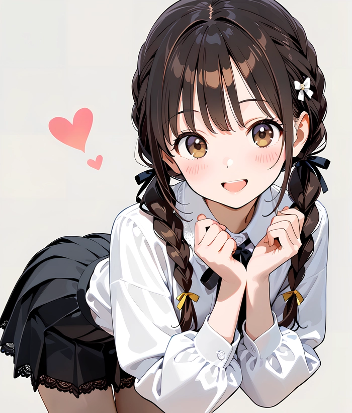 Ảnh gái anime cute phong cách đáng yêu