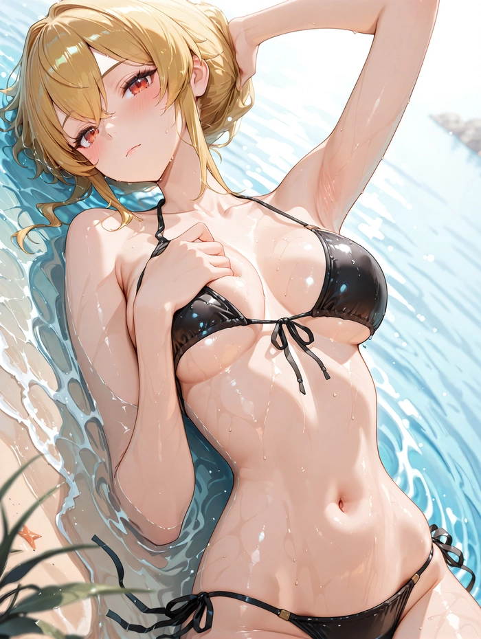 Ảnh gái anime mặc bikini cute và gợi cảm