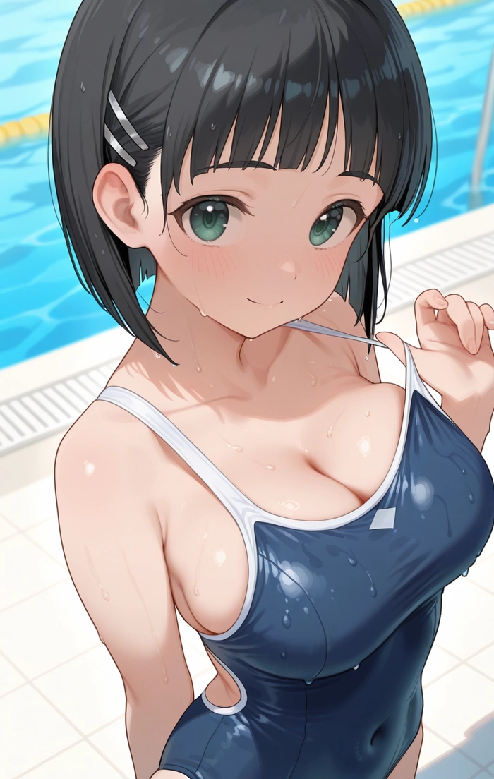 Ảnh gái anime mặc bikini làm avatar