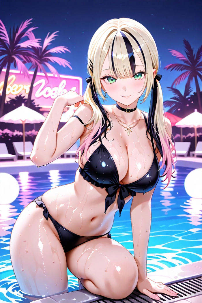Ảnh gái anime mặc bikini sexy cực đẹp