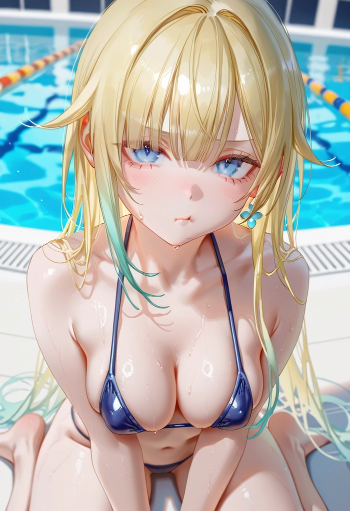 Ảnh gái anime mặc bikini sexy ngọt ngào