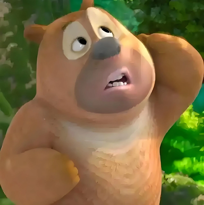 Ảnh hài Gấu Boonie meme dí dỏm