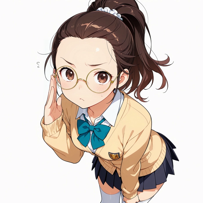 Ảnh học sinh anime nữ đáng yêu trong sáng