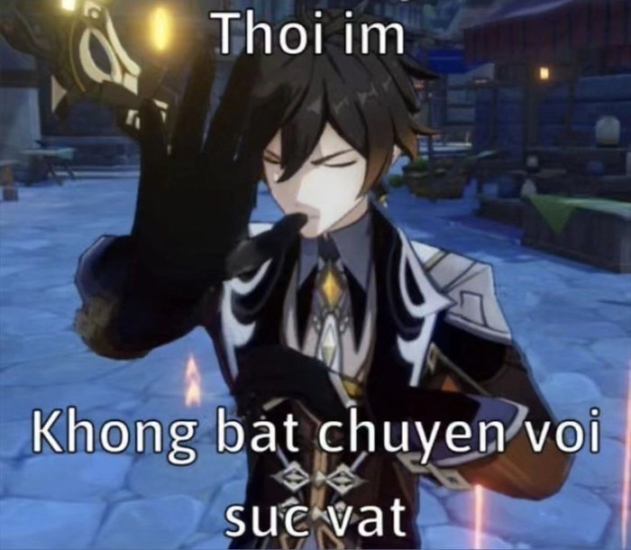 Ảnh meme Genshin Impact hài vui bá đạo