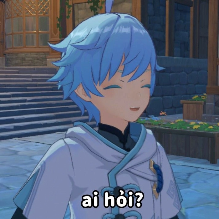 Ảnh meme Genshin Impact ngộ nghĩnh dễ thương