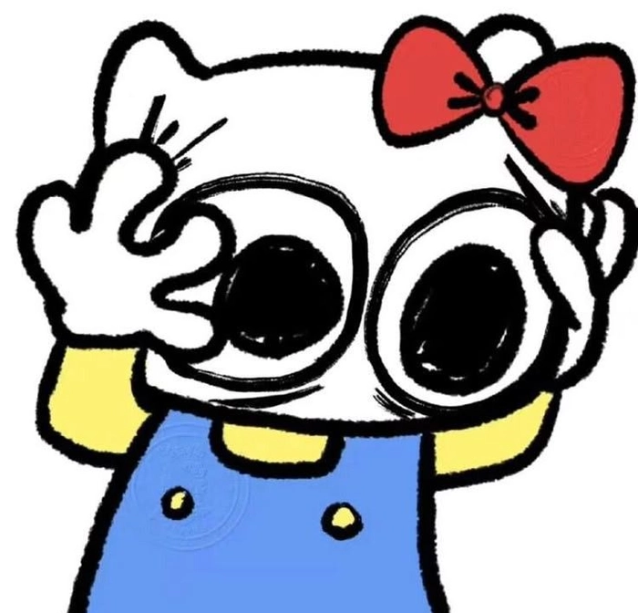 Ảnh meme Hello Kitty hài hước bá đạo