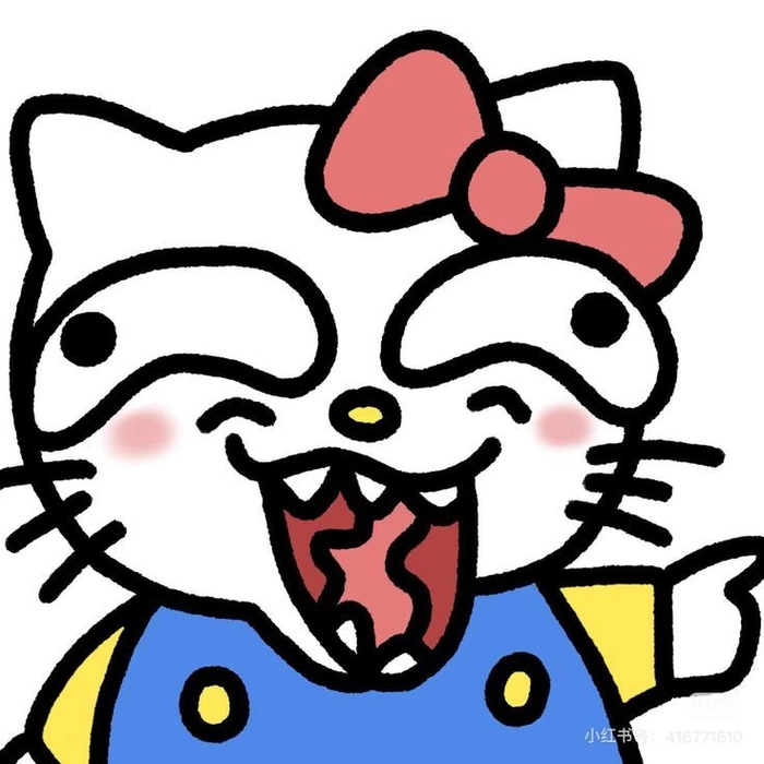 Ảnh meme Hello Kitty troll lầy lội
