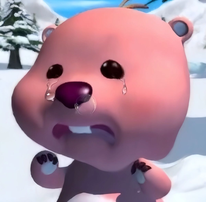 Ảnh meme Loopy cười ngất khó đỡ