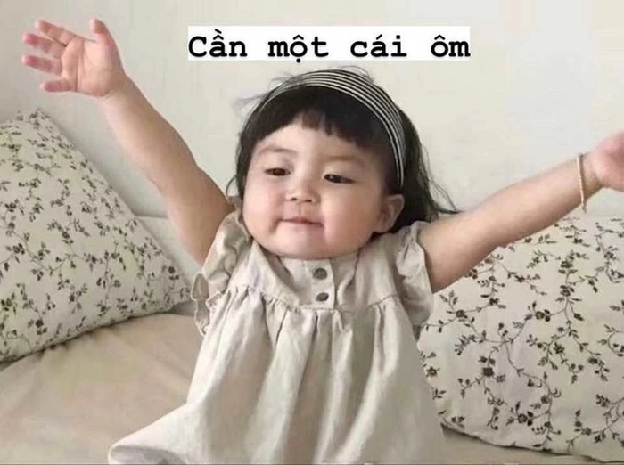 Ảnh meme em bé cute bá đạo