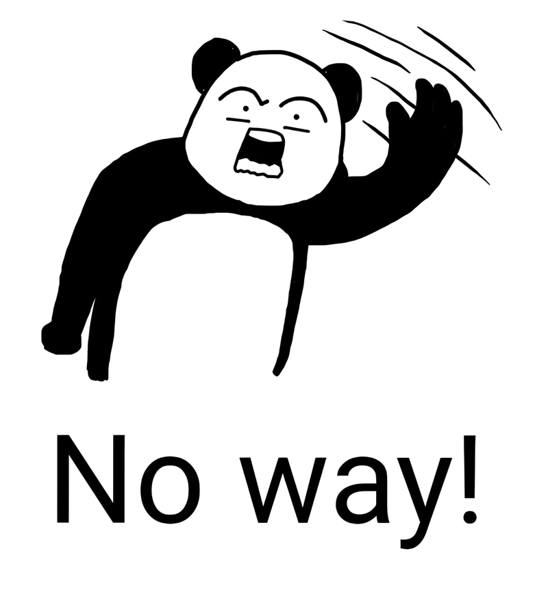 Ảnh meme hài gấu trúc chế sáng tạo