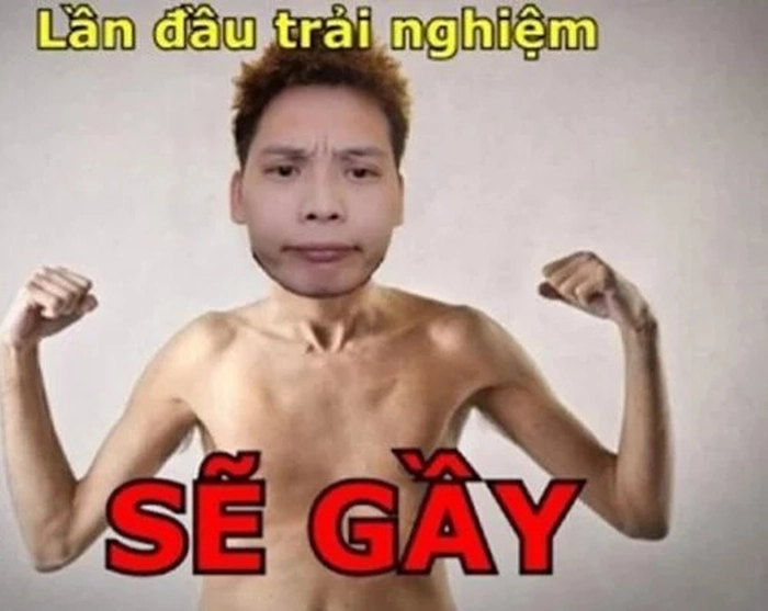 Ảnh meme sẽ gầy troll bá đạo