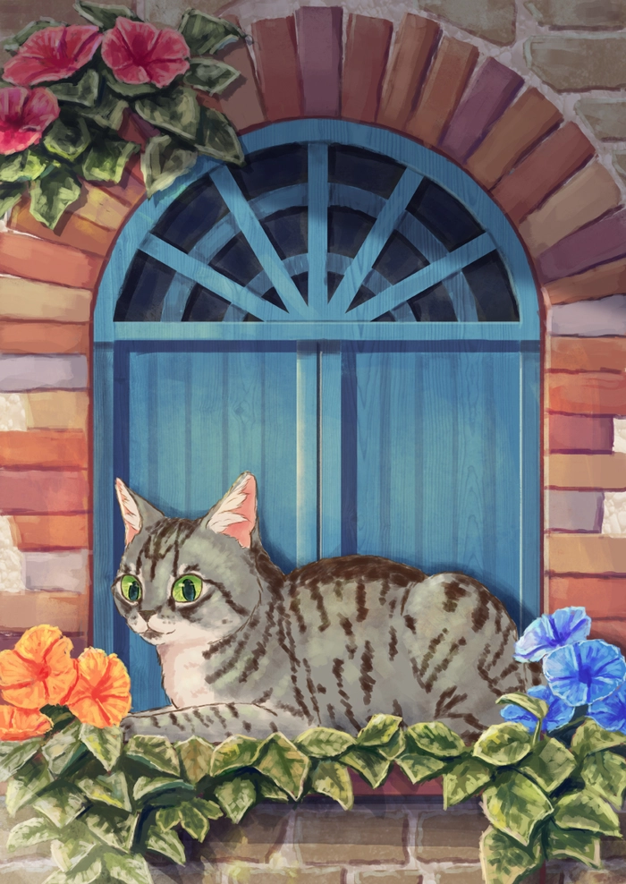 Ảnh mèo anime cute độc đáo
