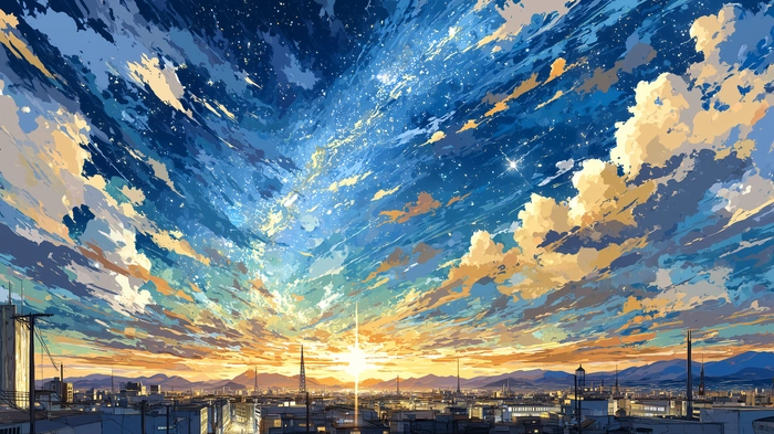 Ảnh phong cảnh anime yên bình gợi nhiều cảm hứng