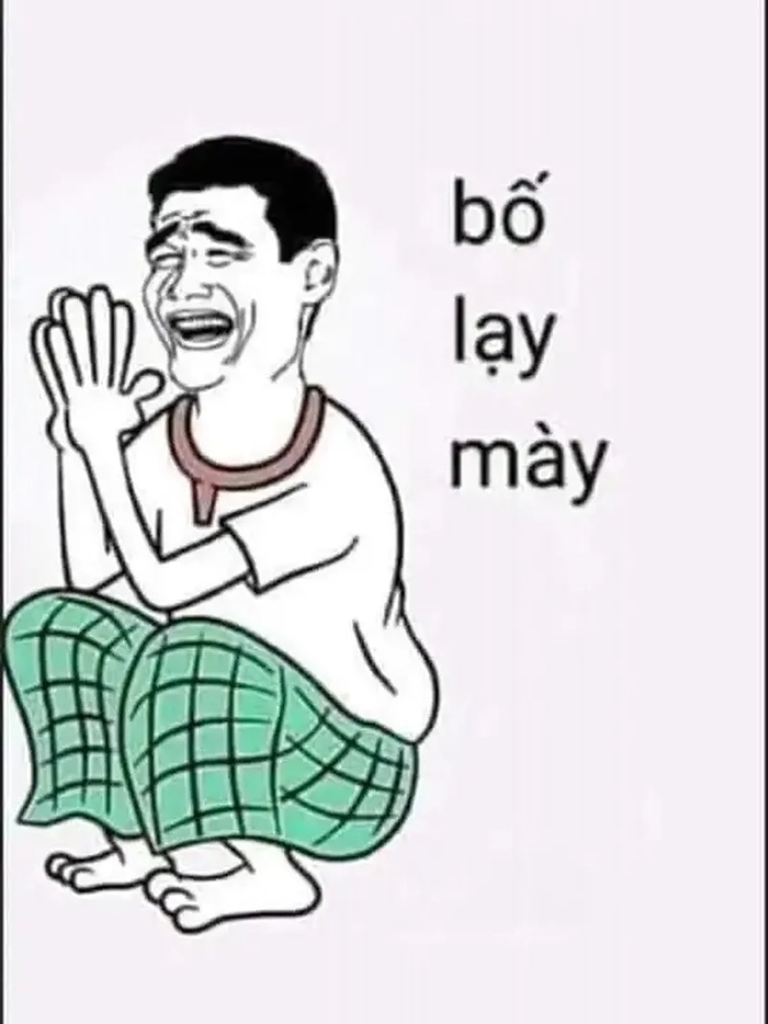Ảnh quỳ lạy meme bá đạo