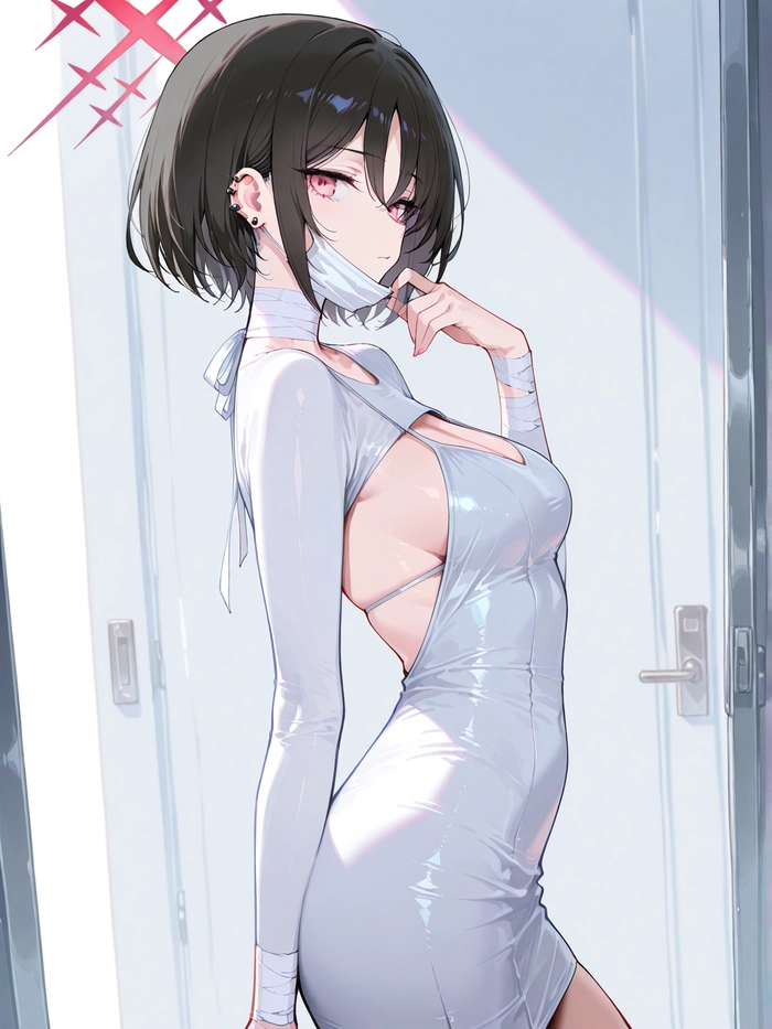 Blue Archive Misaki fanart nghệ thuật gợi cảm