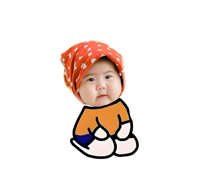 Bộ meme em bé cute hài hước đáng yêu