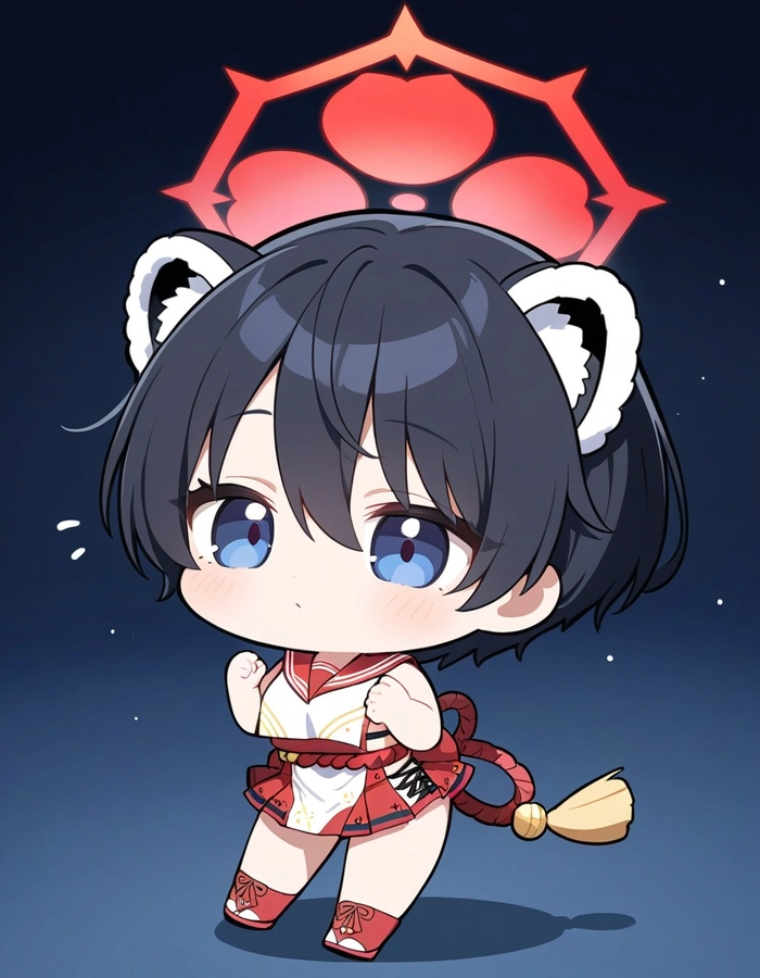 Fanart Kasuga Tsubaki chibi cute