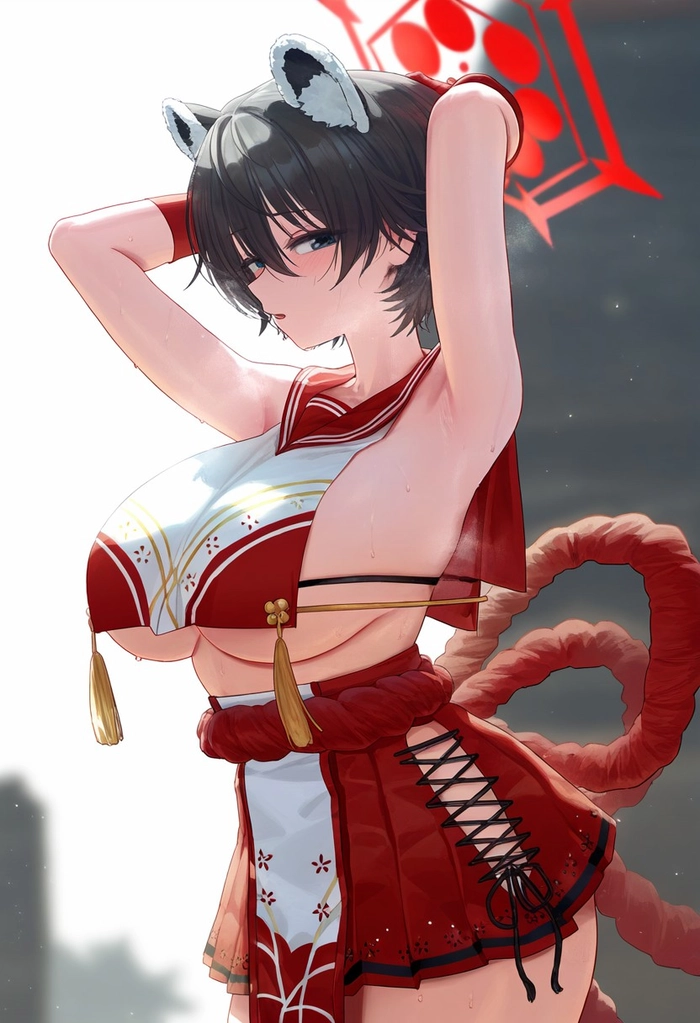 Fanart Tsubaki Blue Archive anime đẹp