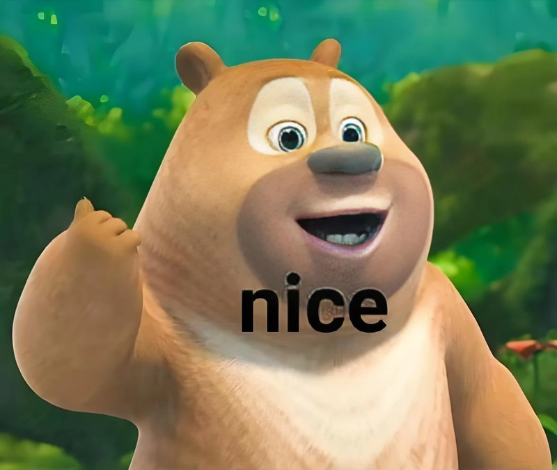 Gấu Boonie meme reaction siêu hài