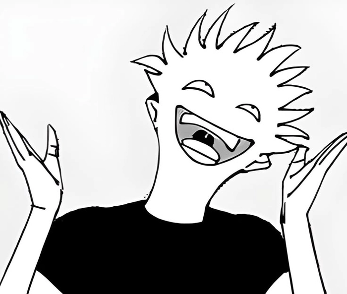 Hình Gojo meme lém lỉnh