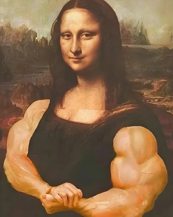 Hình Mona Lisa meme troll bá đạo vui nhộn