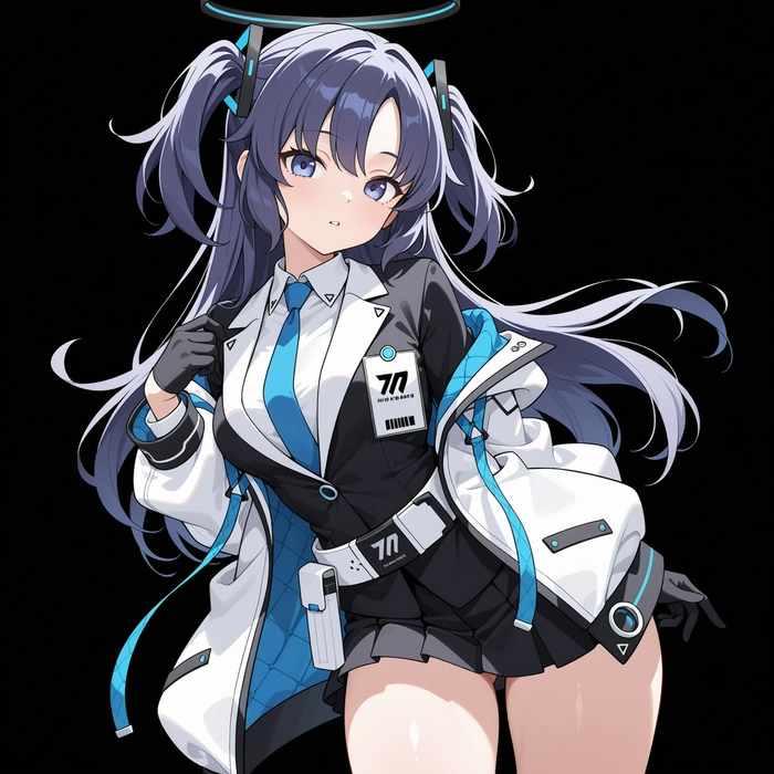 Hình Yuuka Blue Archive phong cách hiện đại