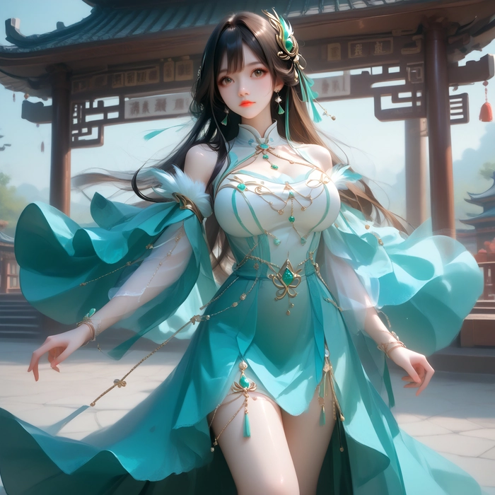 Hình ảnh 3D anime phong cách hiện đại