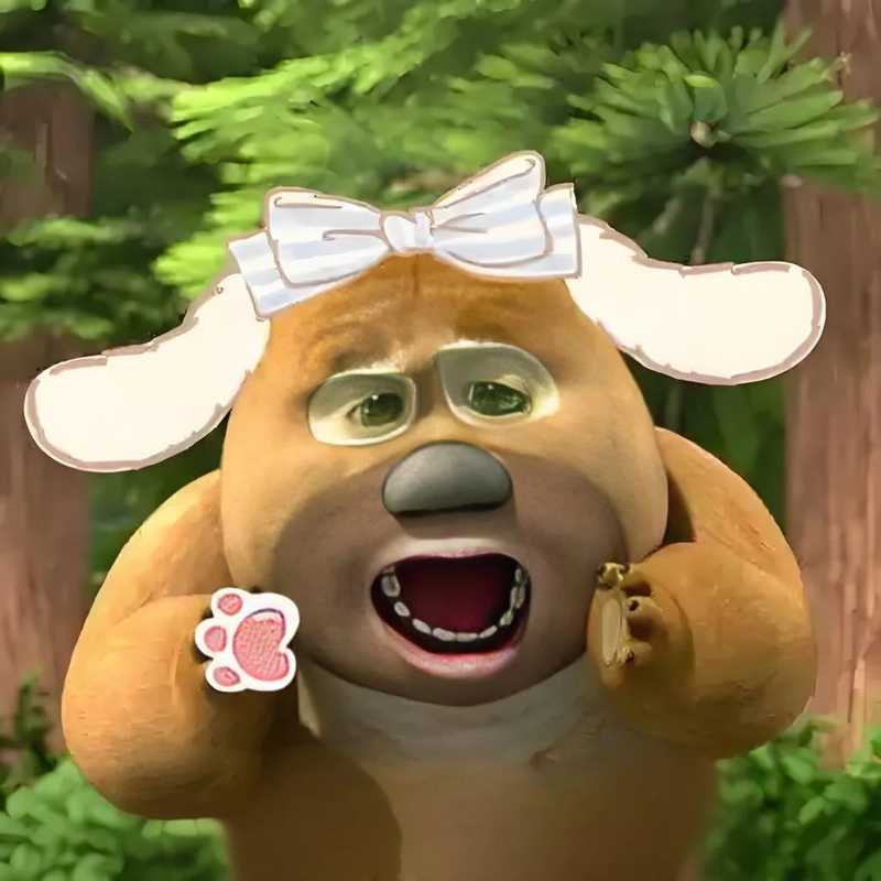 Hình ảnh Gấu Boonie meme cực chất