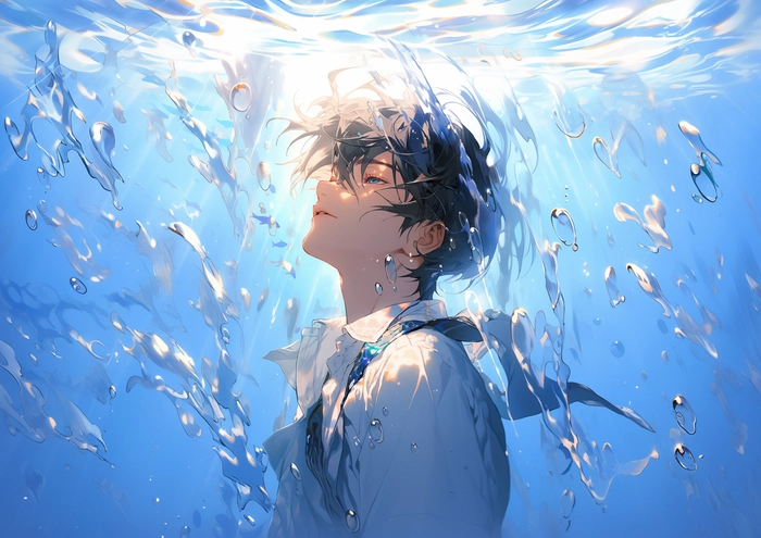 ~Hình ảnh Sad Boy Anime buồn sâu lắng