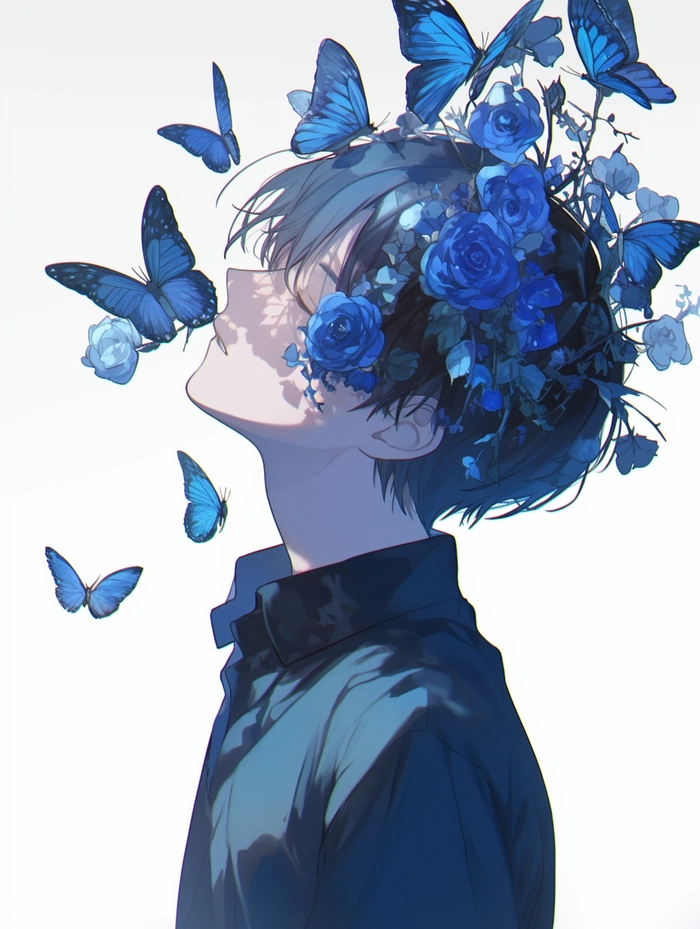 Hình ảnh Sad Boy Anime cực buồn lãng mạn