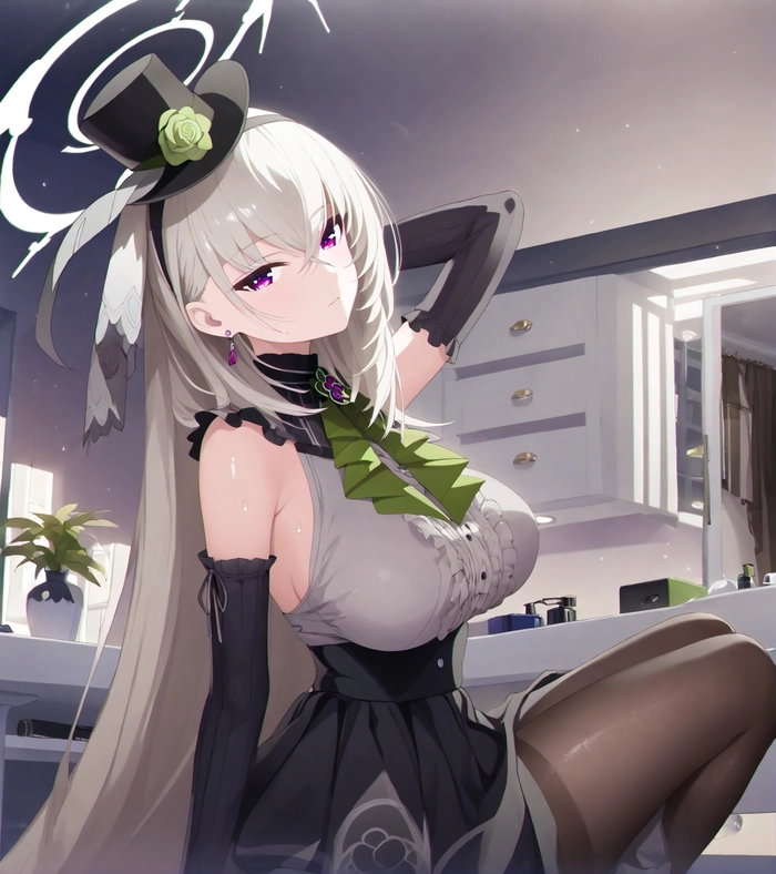 Hình ảnh Sakurako Blue Archive thần thái cuốn hút