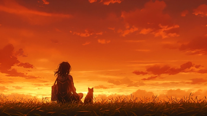 Hình ảnh anime chill lofi hợp gu