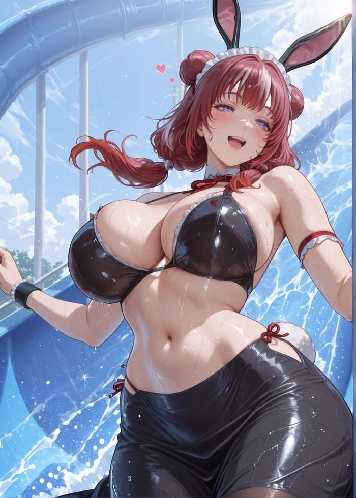 Hình ảnh anime gái bikini to tròn gợi cảm