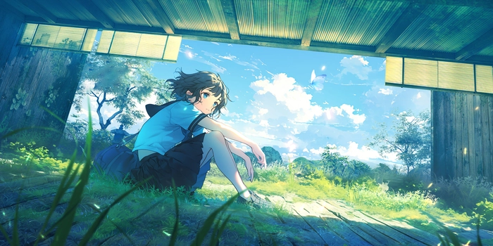 Hình ảnh anime lofi chill dễ thương đáng yêu