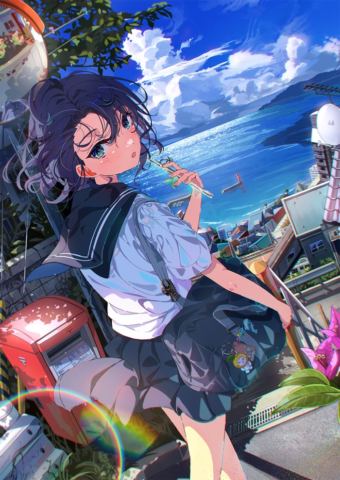 Hình ảnh anime nữ buồn cô đơn cực chill