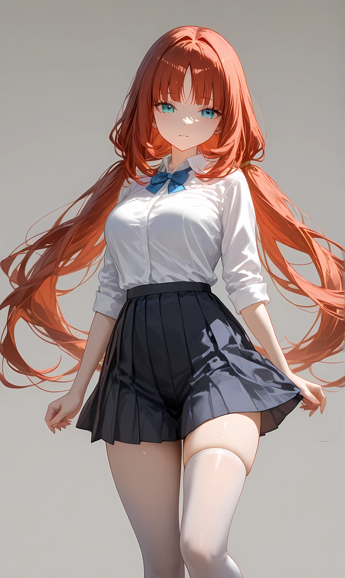 Hình ảnh anime nữ học sinh chibi đáng yêu