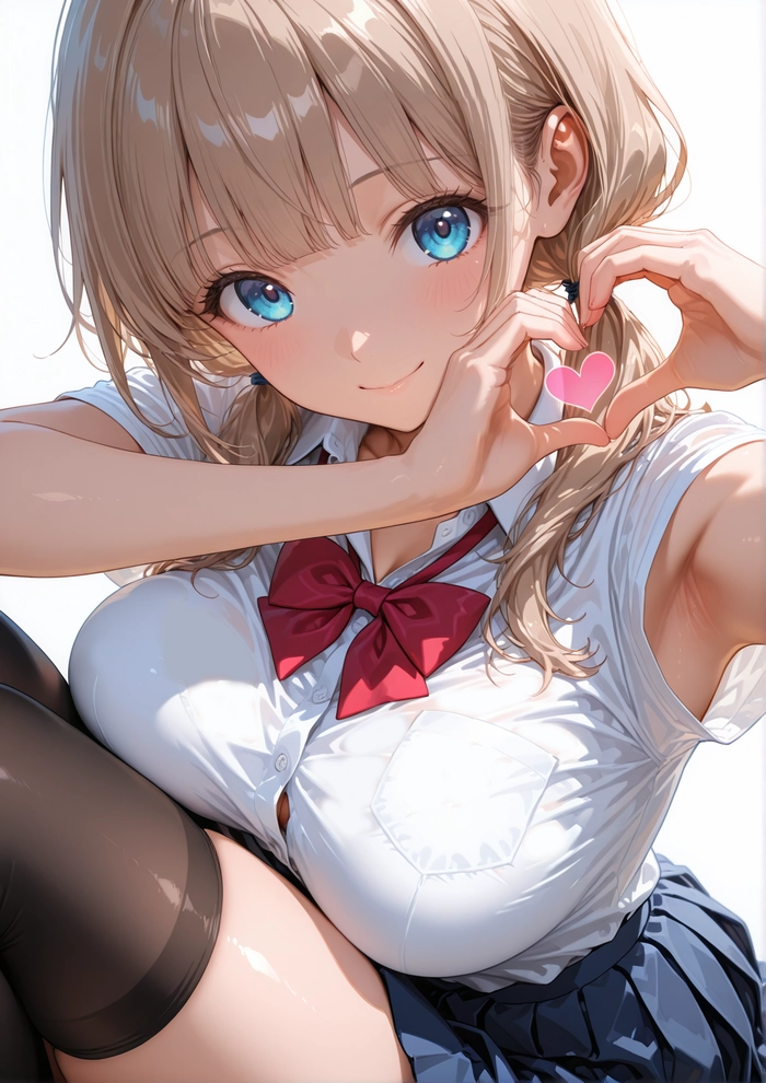 Hình ảnh anime nữ học sinh cute dễ thương ngọt ngào