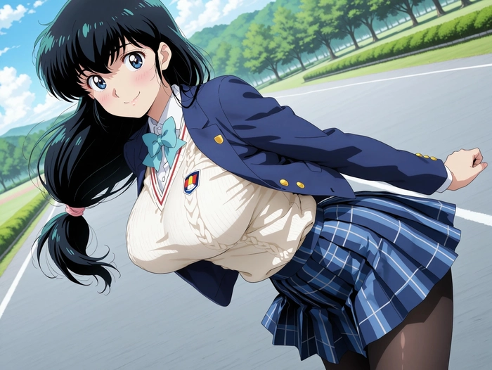 Hình ảnh anime nữ học sinh cute trong sáng